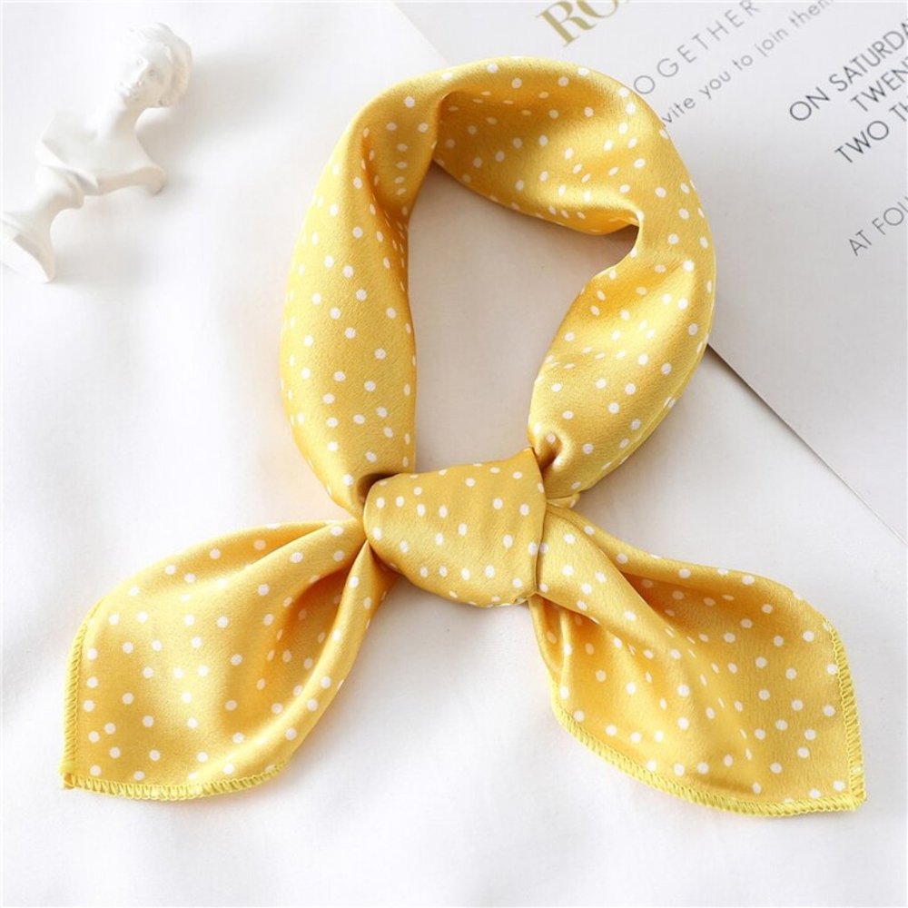 5 for $25 Small Satin Silky Neck Scarf Hair Scarf